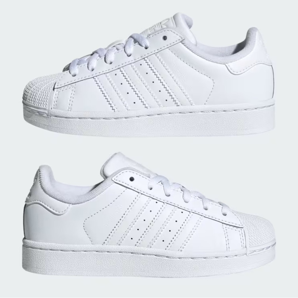 Adidas Superstar C White Leather Sneakers - Picture 6 of 7